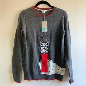 Boden Festive Llama Sweater